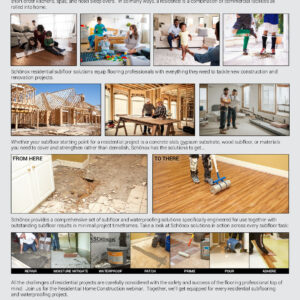 SCHÖNOX Residential Home Construction Targeted Sell Sheet (PDF Only)