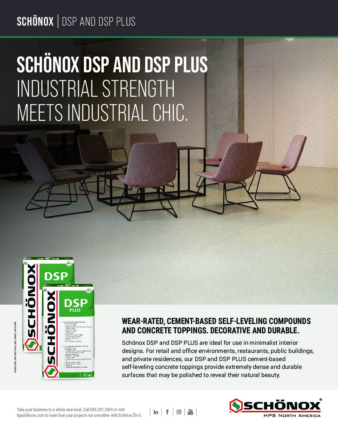 SCHÖNOX DSP / DSP PLUS Sell Sheet