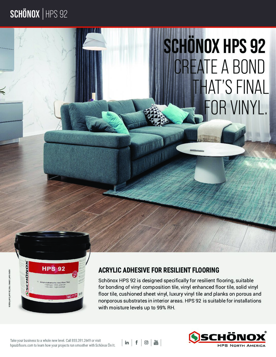 SCHÖNOX HPS 92 Sell Sheet