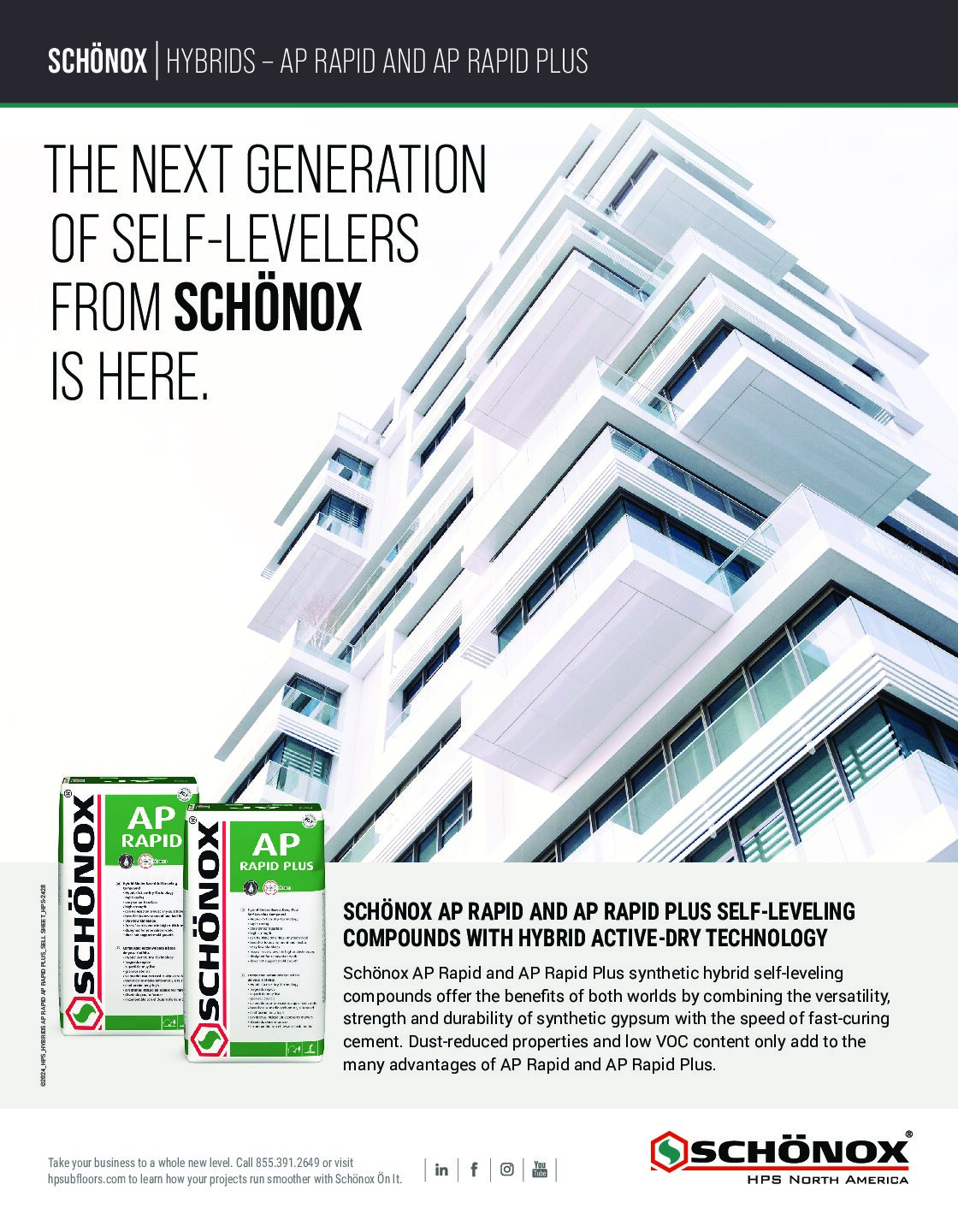 SCHÖNOX AP RAPID | AP RAPID PLUS (Hybrids) Sell Sheet