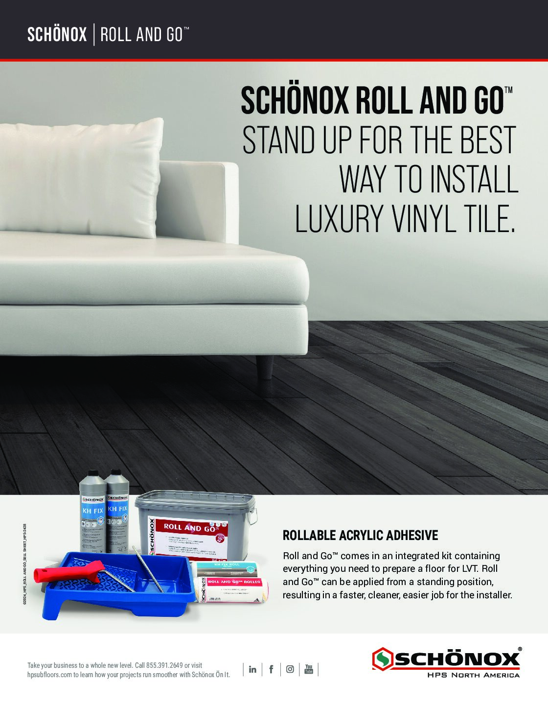 SCHÖNOX Roll & Go Sell Sheet