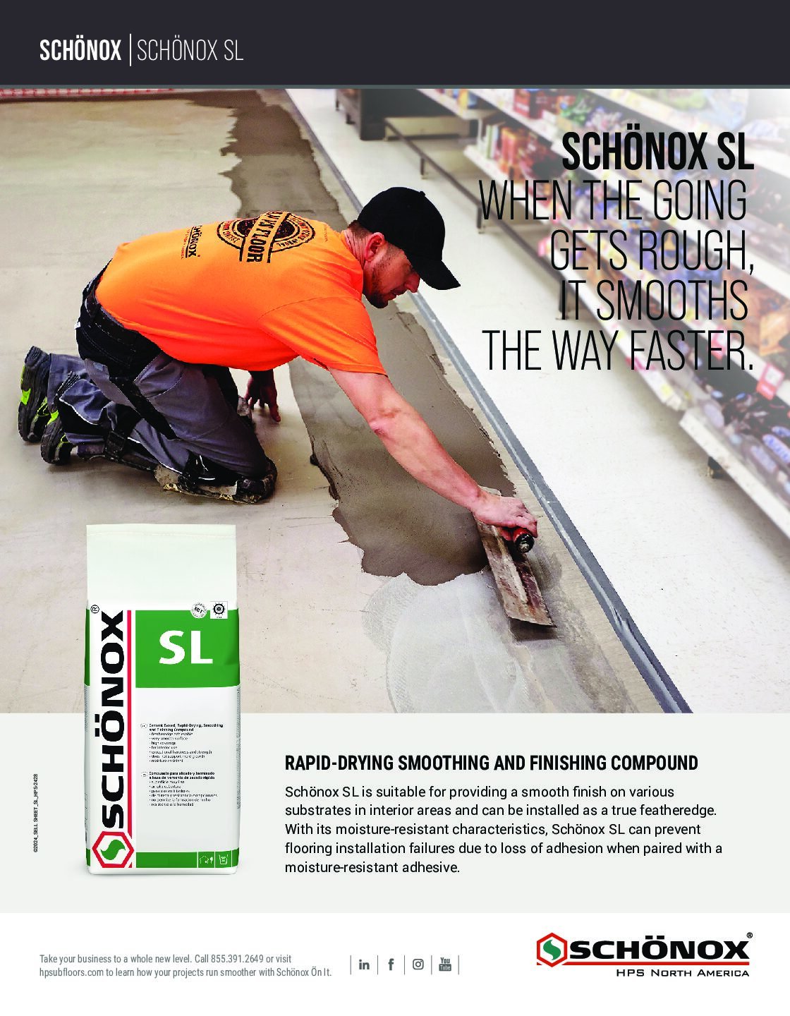 SCHÖNOX SL Sell Sheet