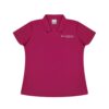 Women's Polo Shirt-Raspberry